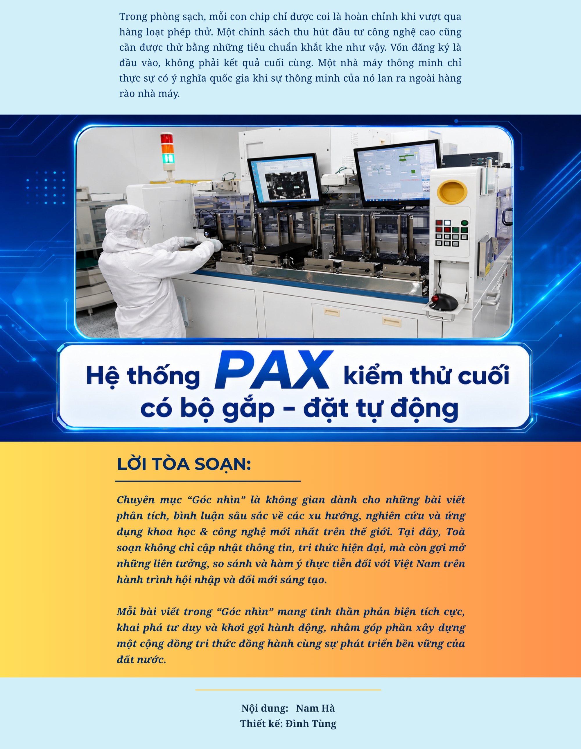 [E-Magazine] Amkor Bắc Ninh và câu hỏi lớn hơn một nhà máy 1,6 tỷ USD
