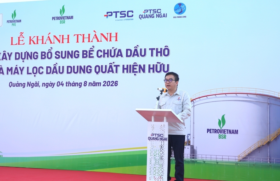 BSR tăng 12,5% năng lực tồn chứa dầu thô tại NMLD Dung Quất