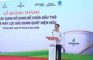 BSR tăng 12,5% năng lực tồn chứa dầu thô tại NMLD Dung Quất