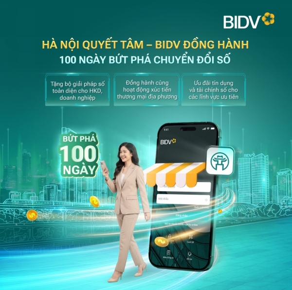 BIDV và những giải pháp trợ lực công nghệ, tài chính