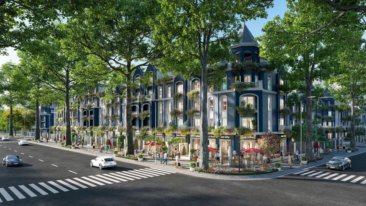 Shophouse Eurowindow Central Avenue có mặt tiền rộng, thiết kế cao 3 - 5 tầng, linh hoạt vừa ở vừa kinh doanh 