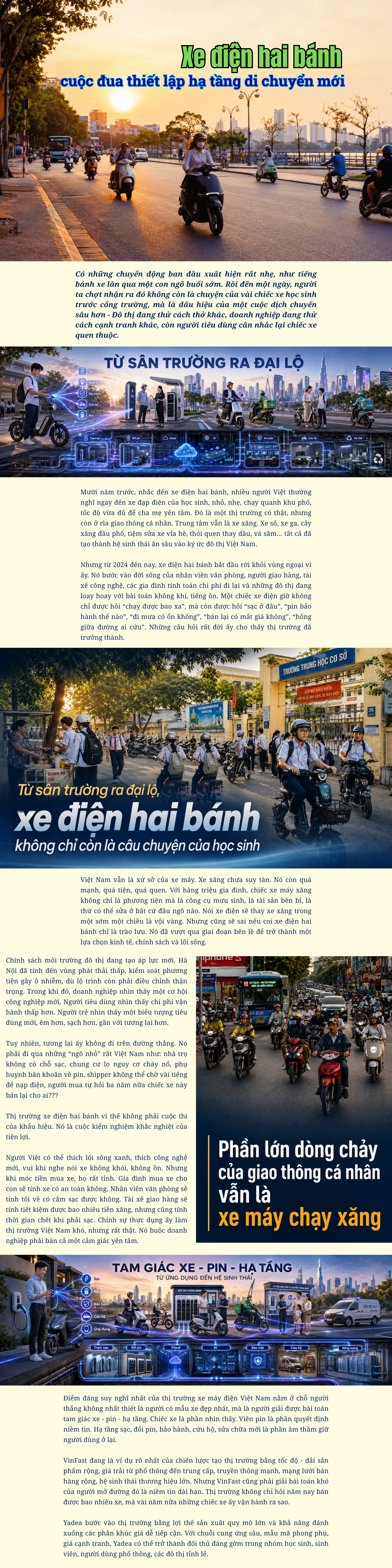 [E-Magazine] Xe điện hai bánh - cuộc đua thiết lập hạ tầng di chuyển mới