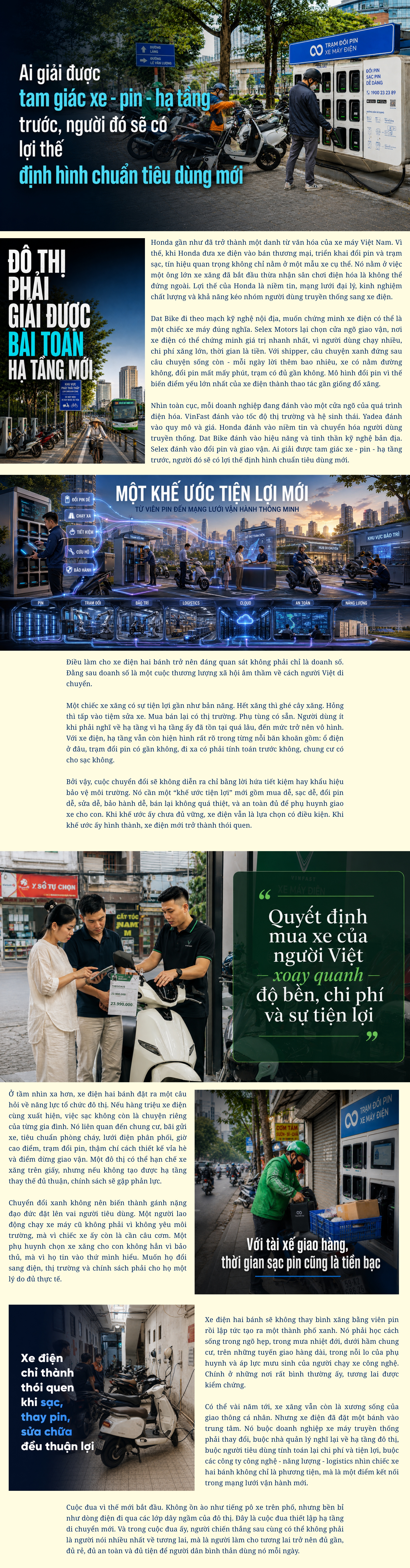 [E-Magazine] Xe điện hai bánh - cuộc đua thiết lập hạ tầng di chuyển mới