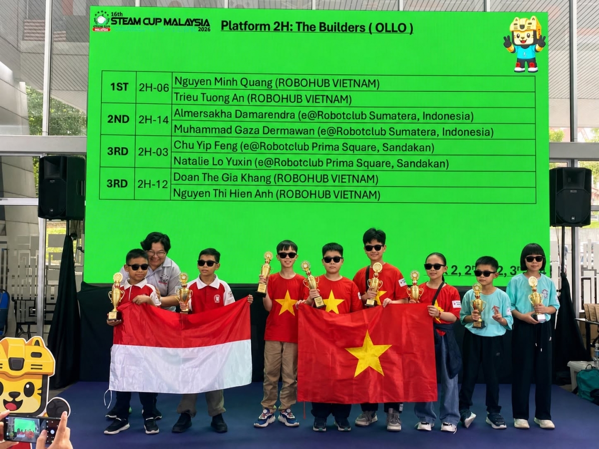 Hành trình STEAMCUP 2026 rực rỡ: Từ thử sức ở trường học đến cuộc đua trên đấu trường quốc tế