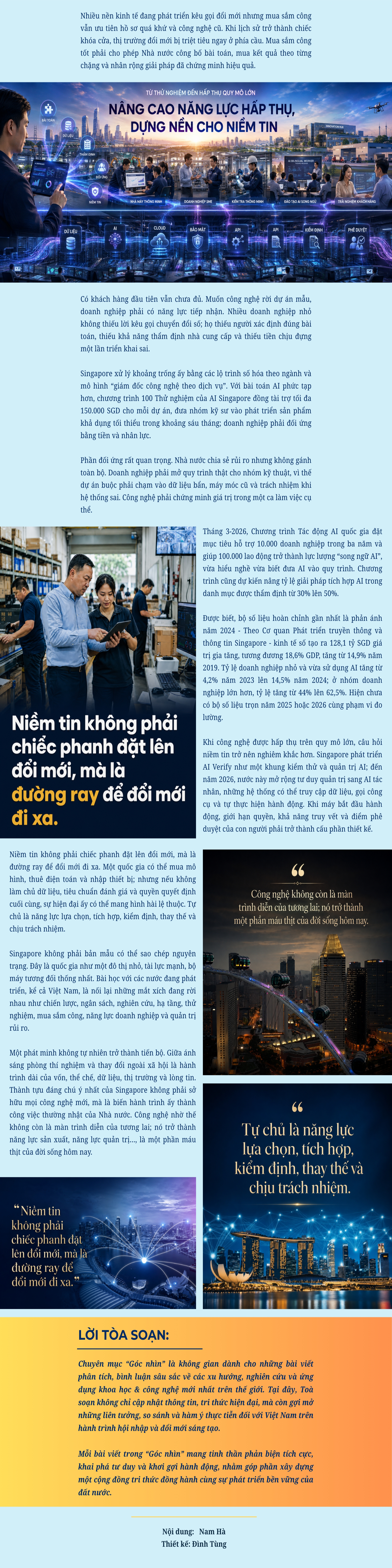 [E-Magazine] Singapore – công nghệ là một phần máu thịt của cuộc sống