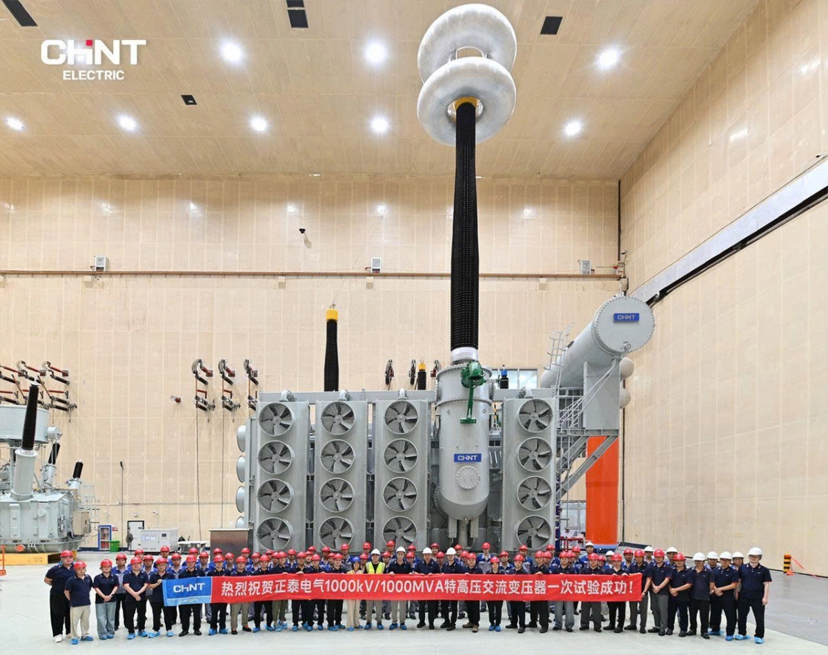 CHINT Electric đạt bước tiến mới với máy biến áp xoay chiều siêu cao áp 1.000 kV