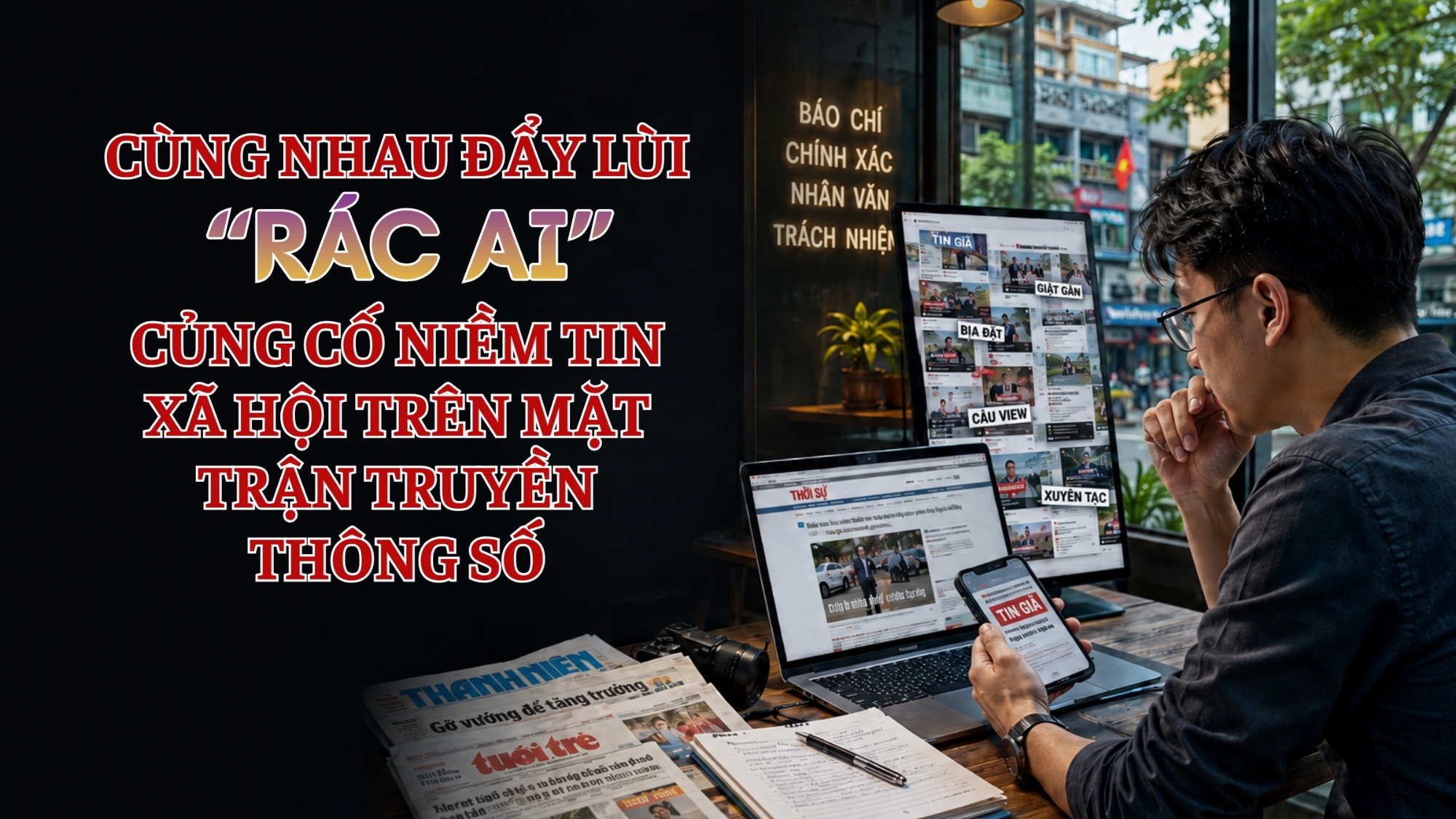 [E-Magazine] Cùng nhau đẩy lùi "Rác AI", củng cố niềm tin xã hội trên mặt trận truyền thông số