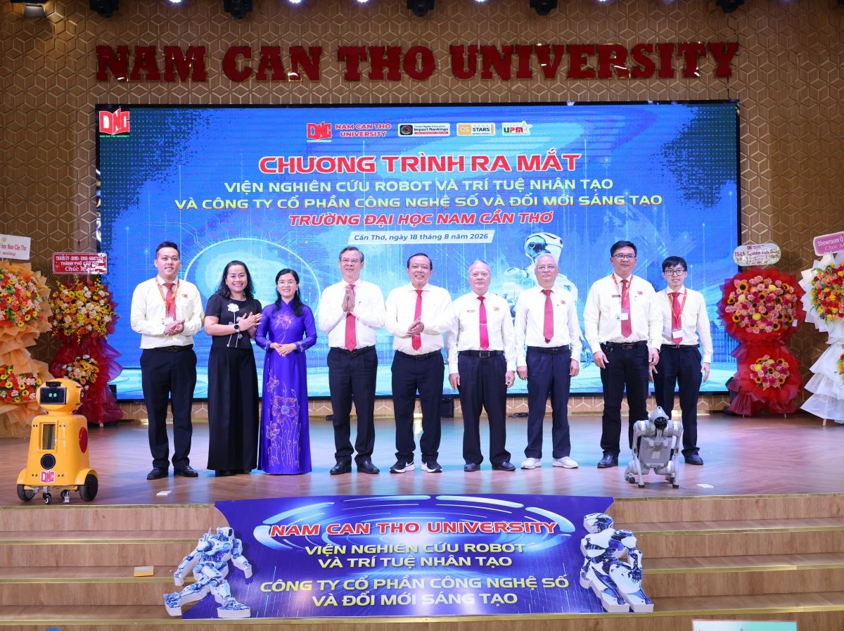 Đại học Nam Cần Thơ thành lập Viện Nghiên cứu Robot và Trí tuệ nhân tạo
