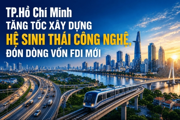 TP.Hồ Chí Minh tăng tốc xây dựng hệ sinh thái công nghệ, đón dòng vốn FDI mới