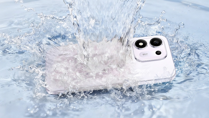 Honor âm thầm ra mắt smartphone pin 8.100 mAh, chống nước IP69K, có phím AI riêng