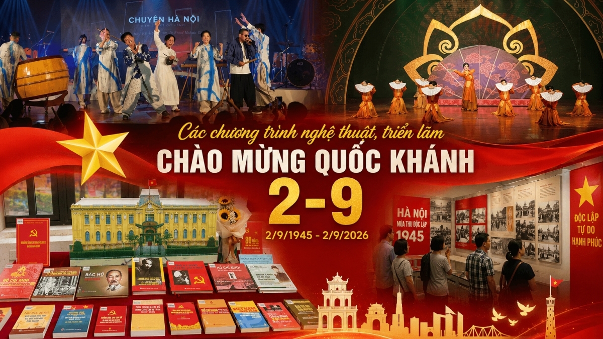 Hà Nội rộn ràng trước thềm 2/9: Sân khấu ngoài trời, triển lãm ảnh, chiếu phim và loạt không gian sáng tạo