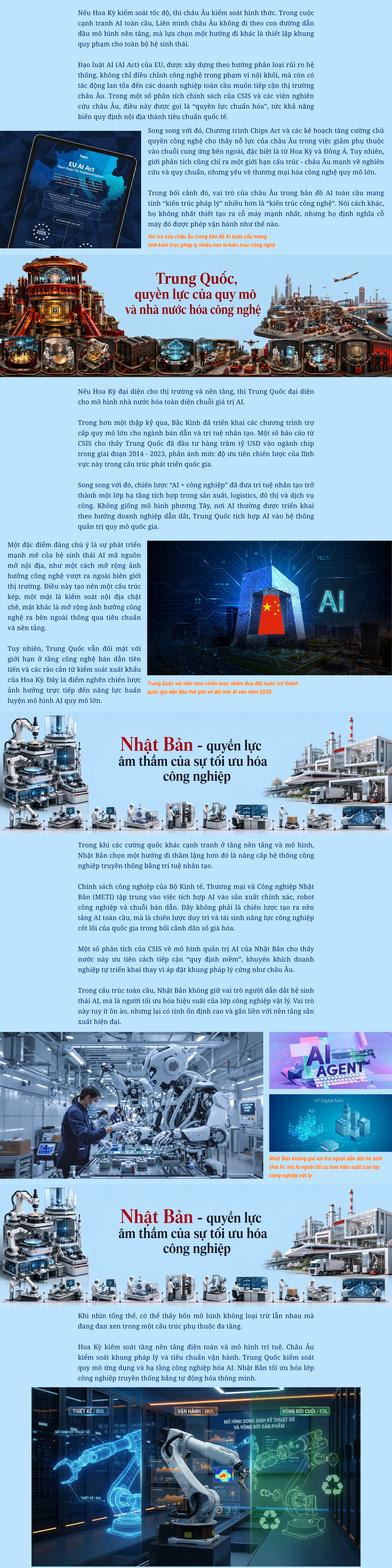 [E-Magazine] Bản đồ quyền lực AI công nghiệp trong cuộc tái phân cấp toàn cầu