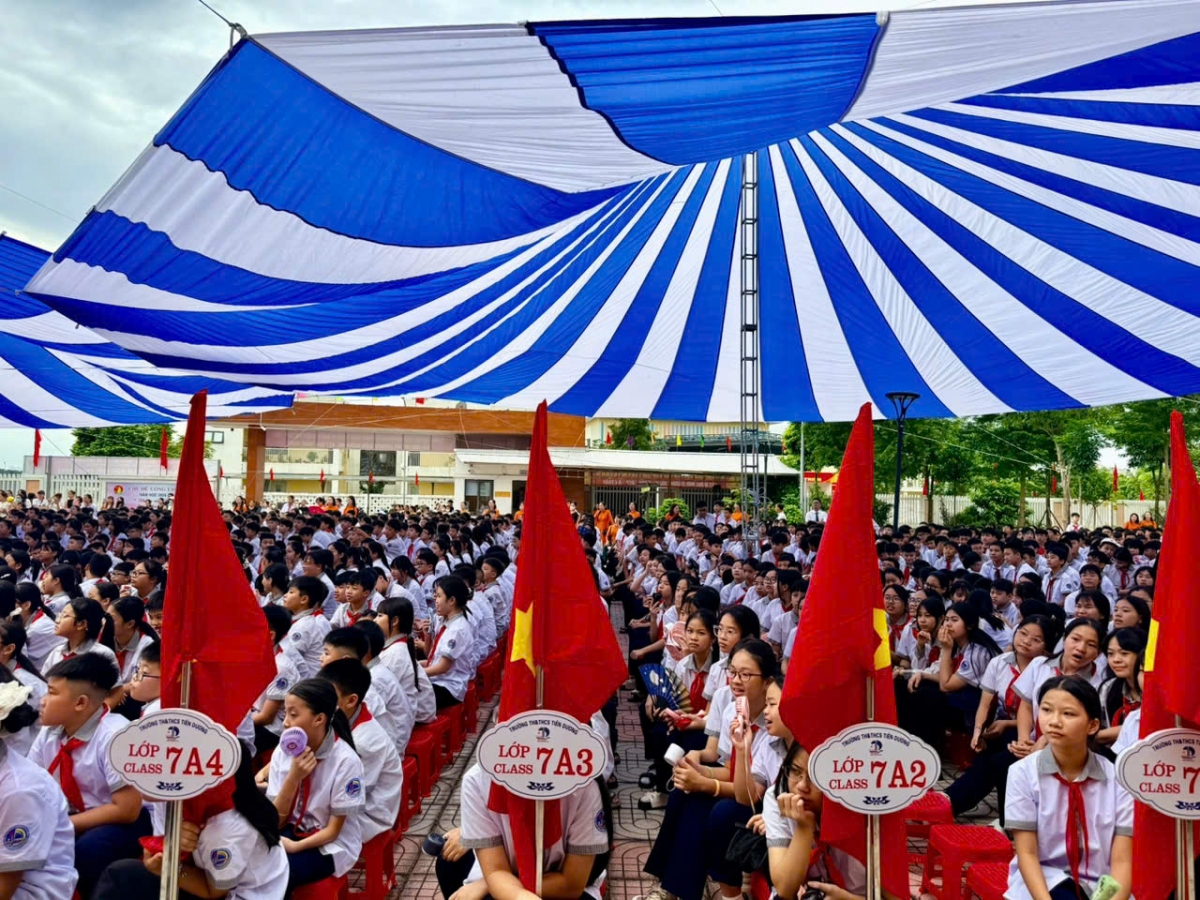 Trường Tiểu học và THCS Tiên Dương: Khí thế mới cho hành trình gieo tri thức