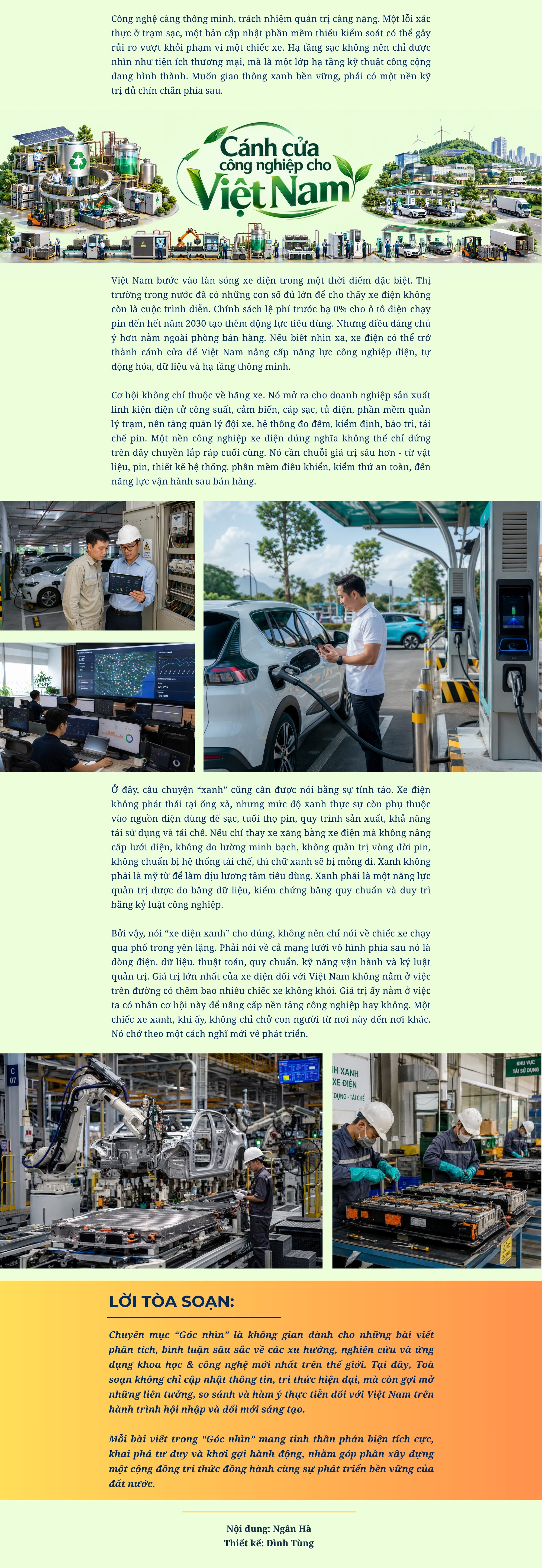 [E-Magazine] Từ xe điện xanh đến hệ thống công nghiệp thông minh