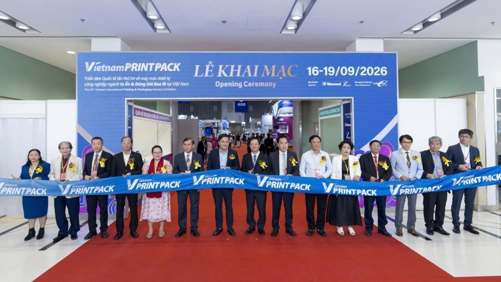 VietnamPrintPack 2026 thúc đẩy tự động hóa và chuyển đổi xanh ngành in, bao bì