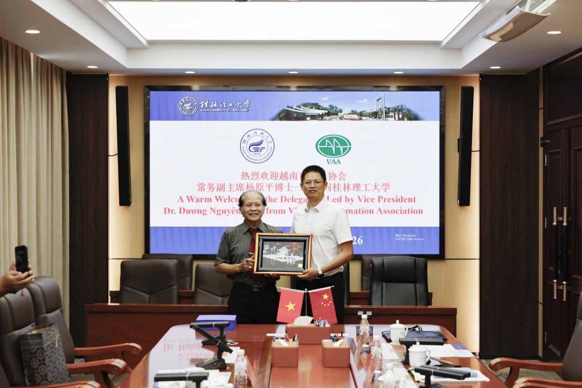 VAA và Đại học Công nghệ Quế Lâm hợp tác tạo cơ hội phát triển công nghệ và chuyển đổi số cho Việt Nam