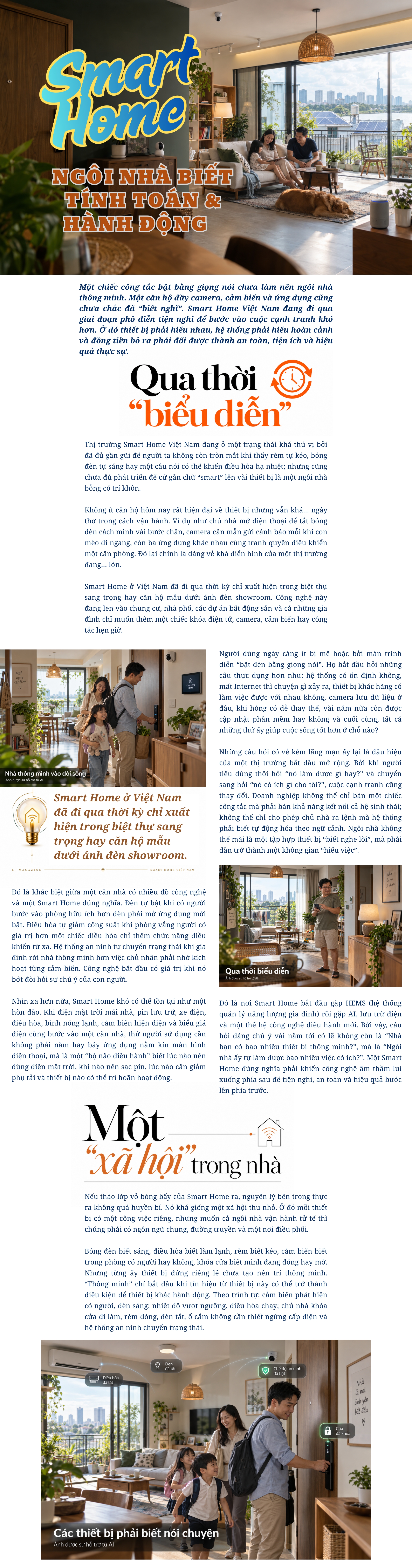 [E-Magazine] Smart Home - Ngôi nhà biết tính toán & hành động
