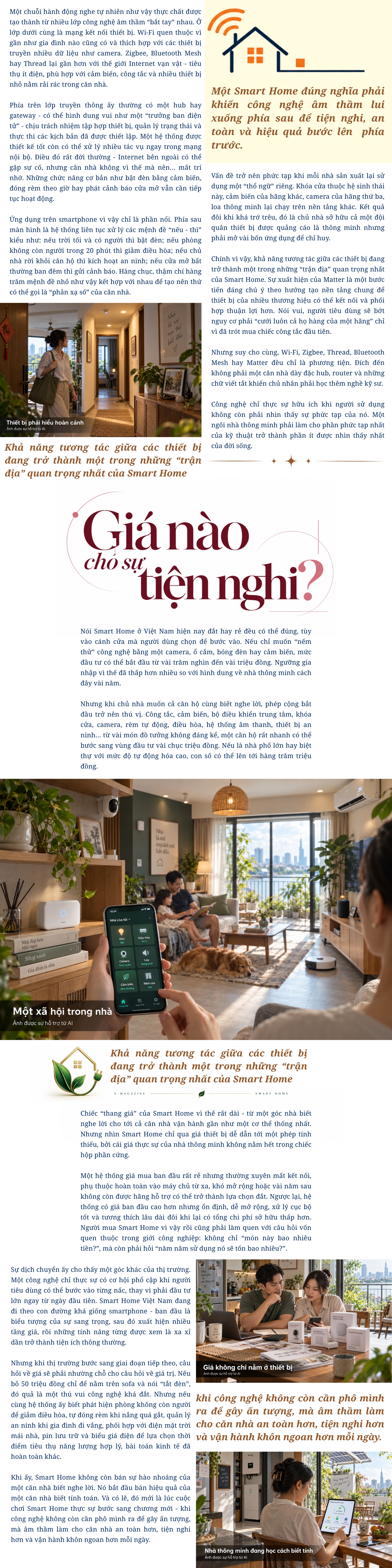 [E-Magazine] Smart Home - Ngôi nhà biết tính toán & hành động