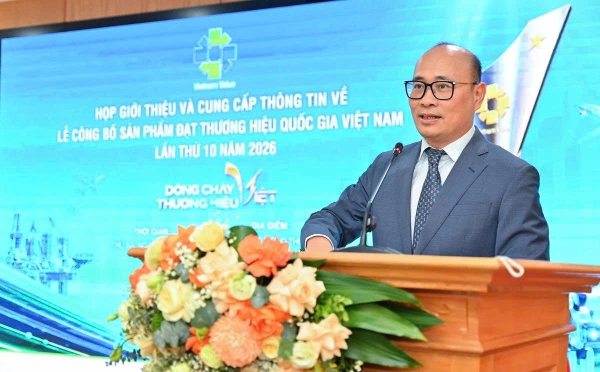 Thứ trưởng Bộ Công Thương - ông Lương Hoàng Thái phát biểu tại lễ công bố
