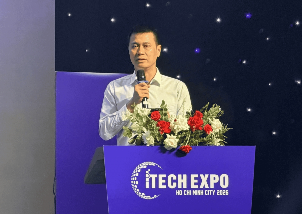 TS. Nguyễn Việt Long - Phó Trưởng ban Ban Quản lý Khu Công nghệ cao TP. Hồ Chí Minh phát biểu. Ảnh: Nart Thái