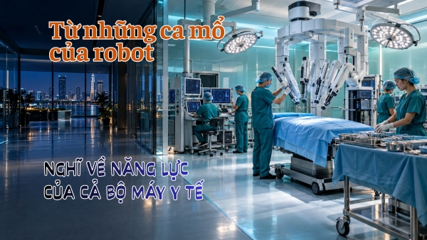 [E-Magazine] Từ những ca mổ của robot nghĩ về năng lực của cả bộ máy y tế