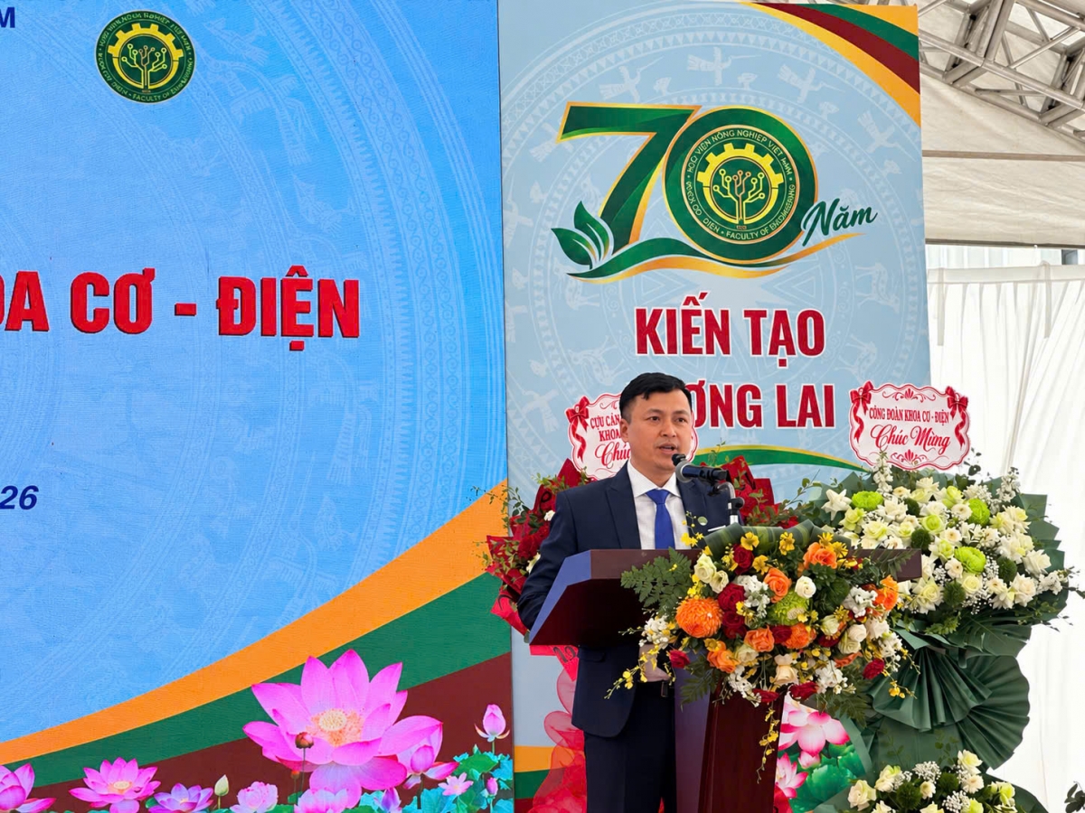 Khoa Cơ - Điện (VNUA): 70 năm kiến tạo tri thức, đồng hành cùng nông nghiệp hiện đại