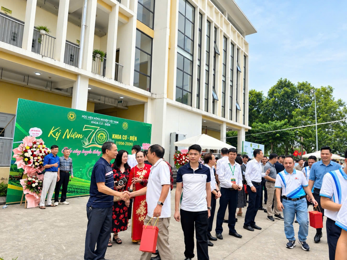 Khoa Cơ - Điện (VNUA): 70 năm kiến tạo tri thức, đồng hành cùng nông nghiệp hiện đại