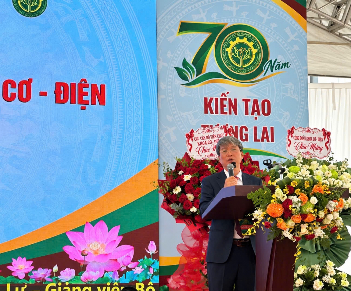 Khoa Cơ - Điện (VNUA): 70 năm kiến tạo tri thức, đồng hành cùng nông nghiệp hiện đại