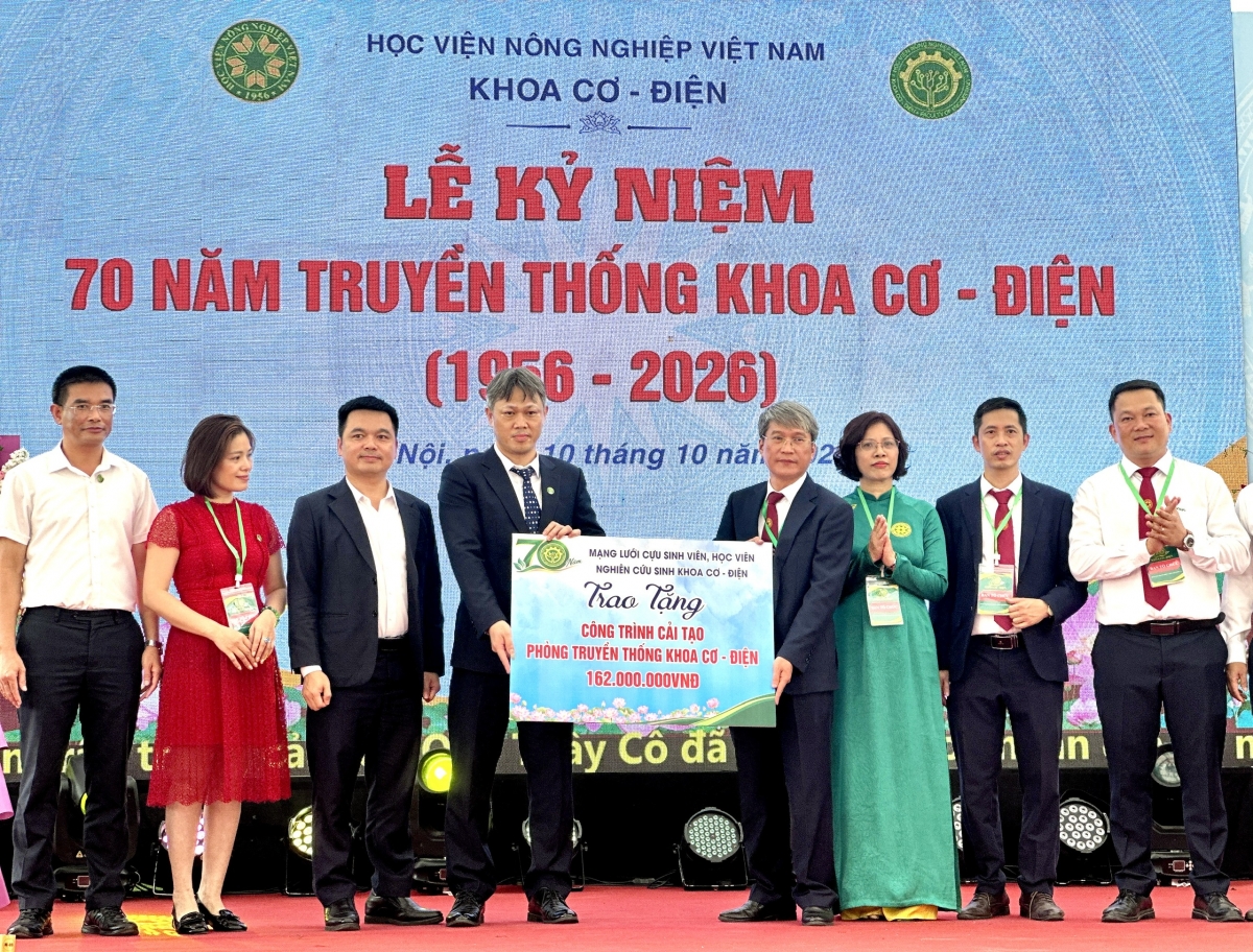 Khoa Cơ - Điện (VNUA): 70 năm kiến tạo tri thức, đồng hành cùng nông nghiệp hiện đại