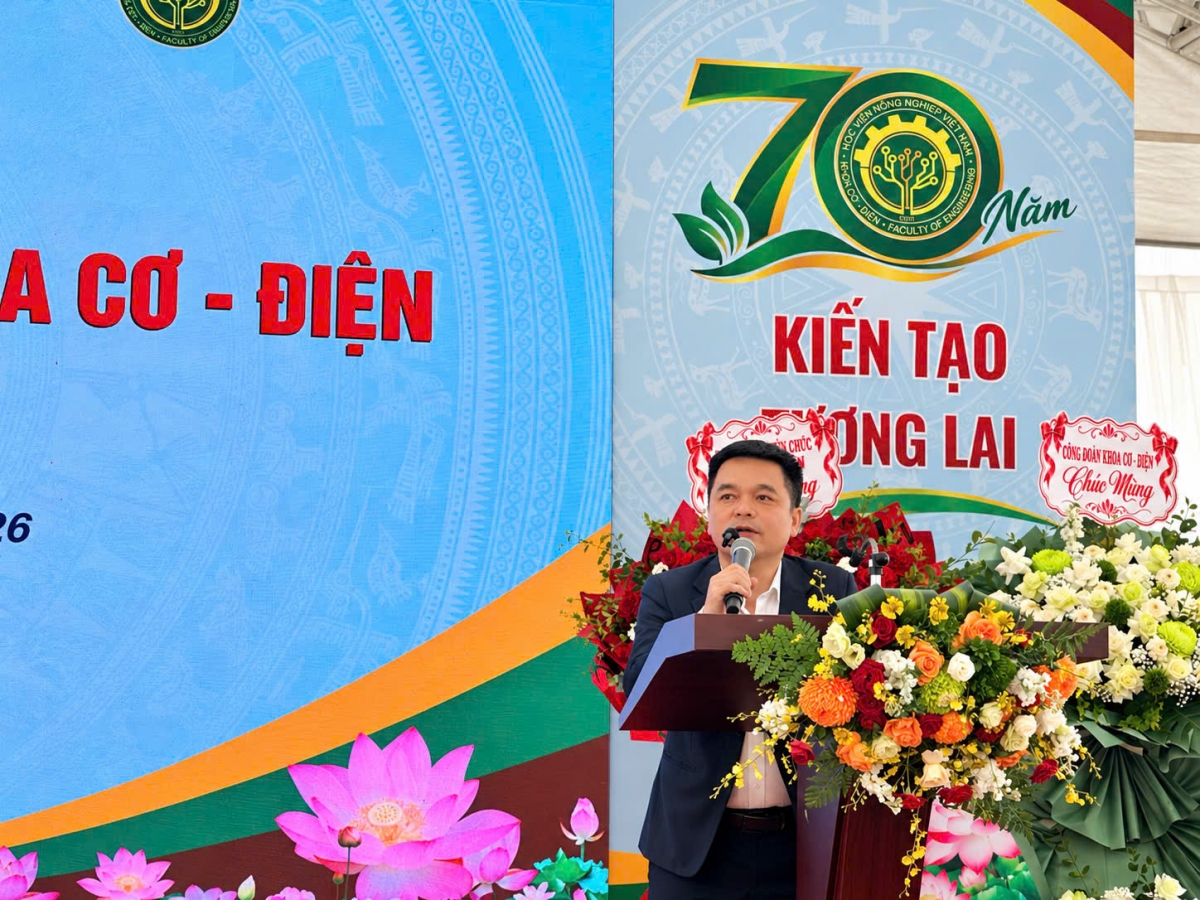 Khoa Cơ - Điện (VNUA): 70 năm kiến tạo tri thức, đồng hành cùng nông nghiệp hiện đại