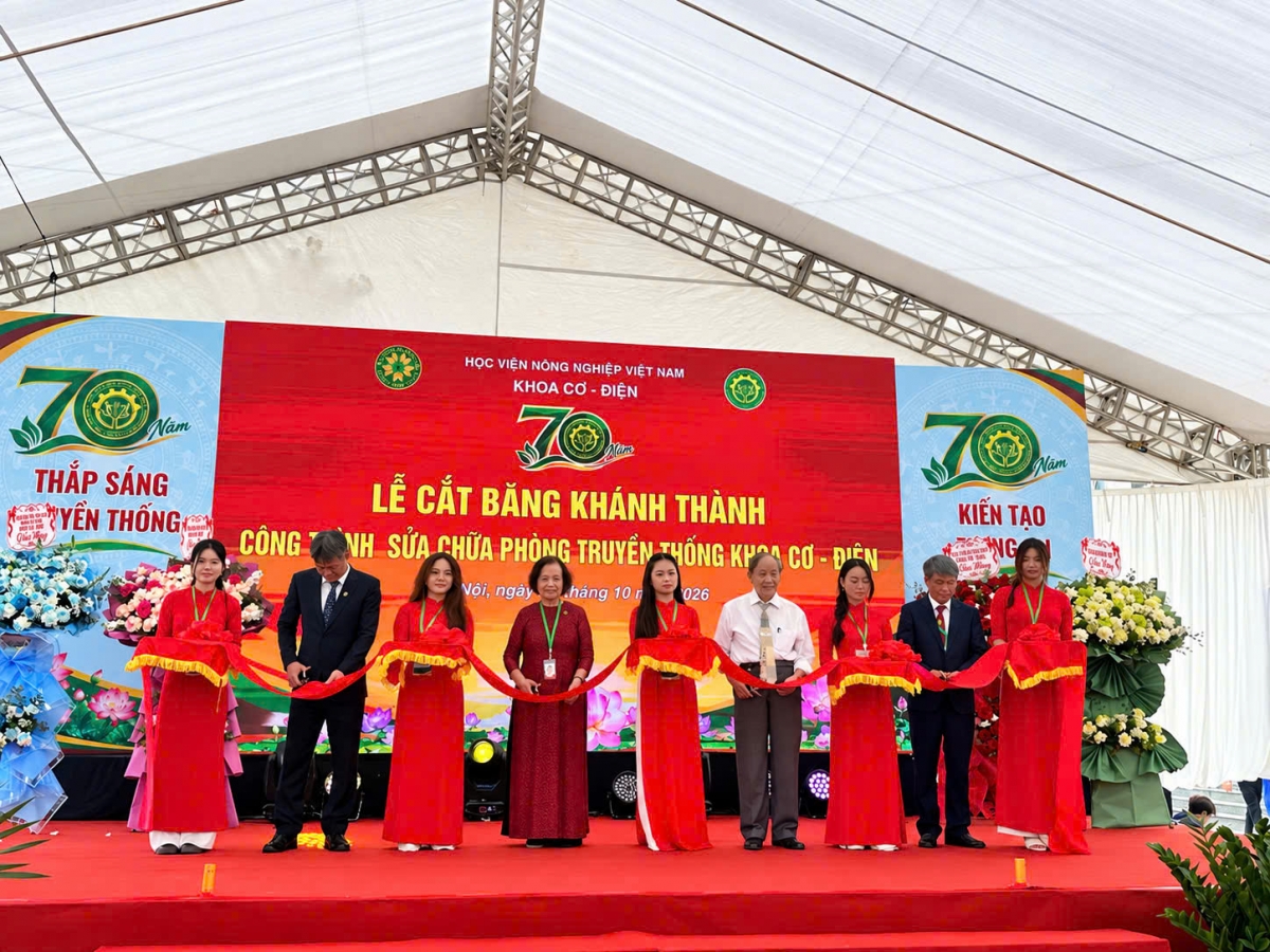 Khoa Cơ - Điện (VNUA): 70 năm kiến tạo tri thức, đồng hành cùng nông nghiệp hiện đại