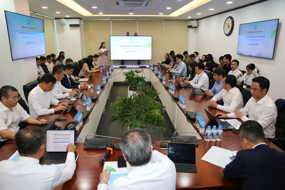 Toàn cảnh Hội thảo nhà đầu tư BSR năm 2026
