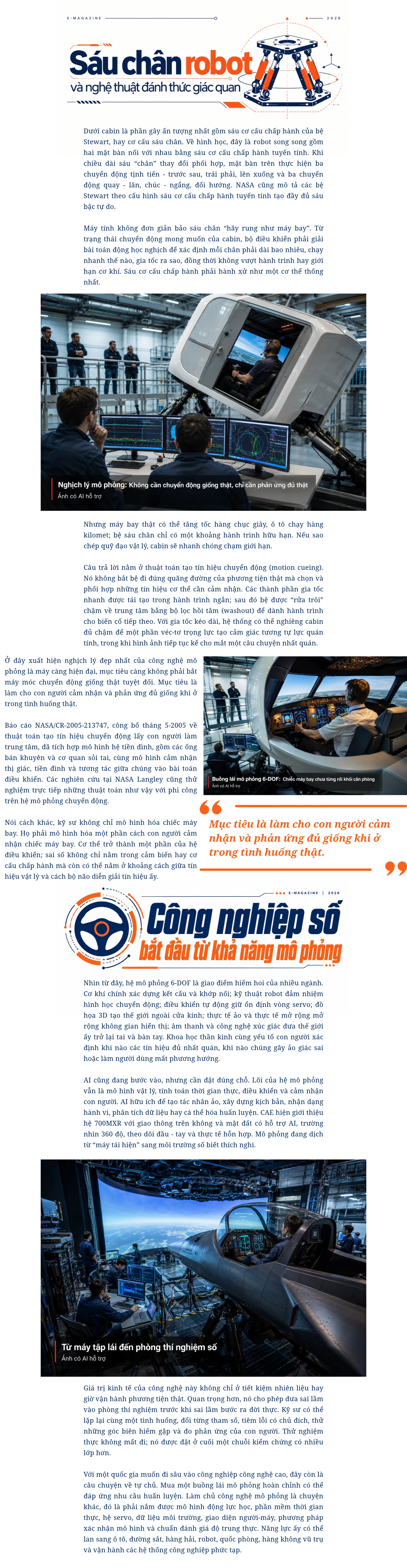 [E-Magazine] Giải phẫu buồng lái 6 bậc tự do