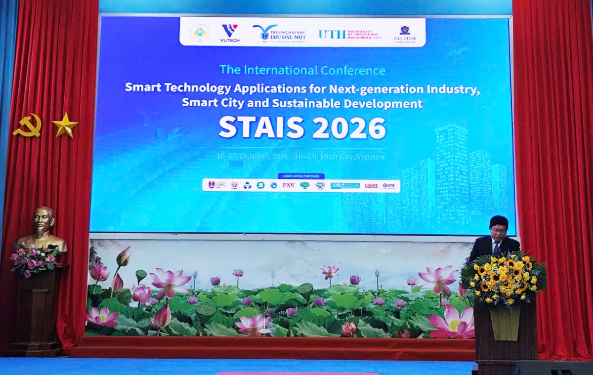STAIS 2026: Thúc đẩy ứng dụng công nghệ thông minh và phát triển bền vững