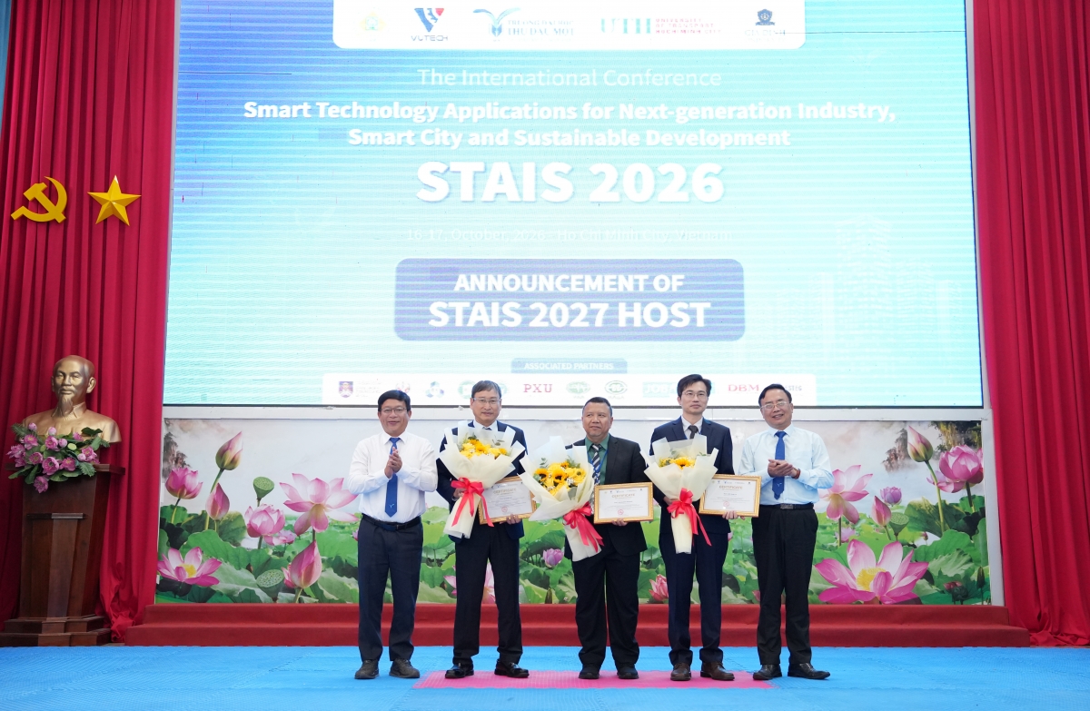 STAIS 2026: Thúc đẩy ứng dụng công nghệ thông minh và phát triển bền vững