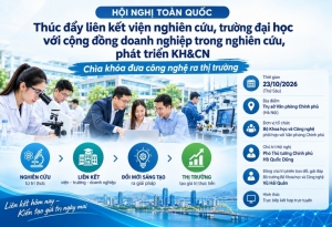 Thúc đẩy liên kết viện - trường - doanh nghiệp trong nghiên cứu, phát triển KHCN