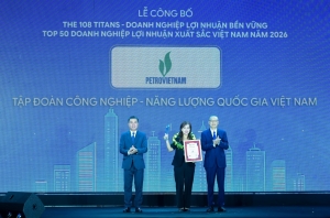 Petrovietnam lần thứ 7 đứng đầu bảng xếp hạng doanh nghiệp lợi nhuận tốt nhất Việt Nam