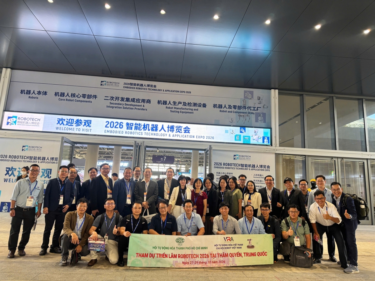 Đoàn Hội Tự động hóa Việt Nam tham dự NEPCON ASIA và Robotech 2026 tại Trung Quốc