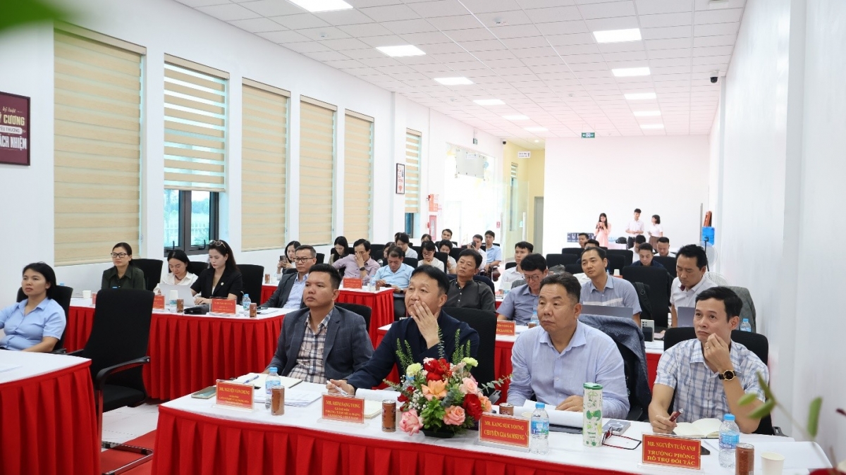 Lễ tổng kết dự án Smart Factory tại Công ty cổ phần cơ khí và tự động hóa Thái Bình Dương. Ảnh NVH