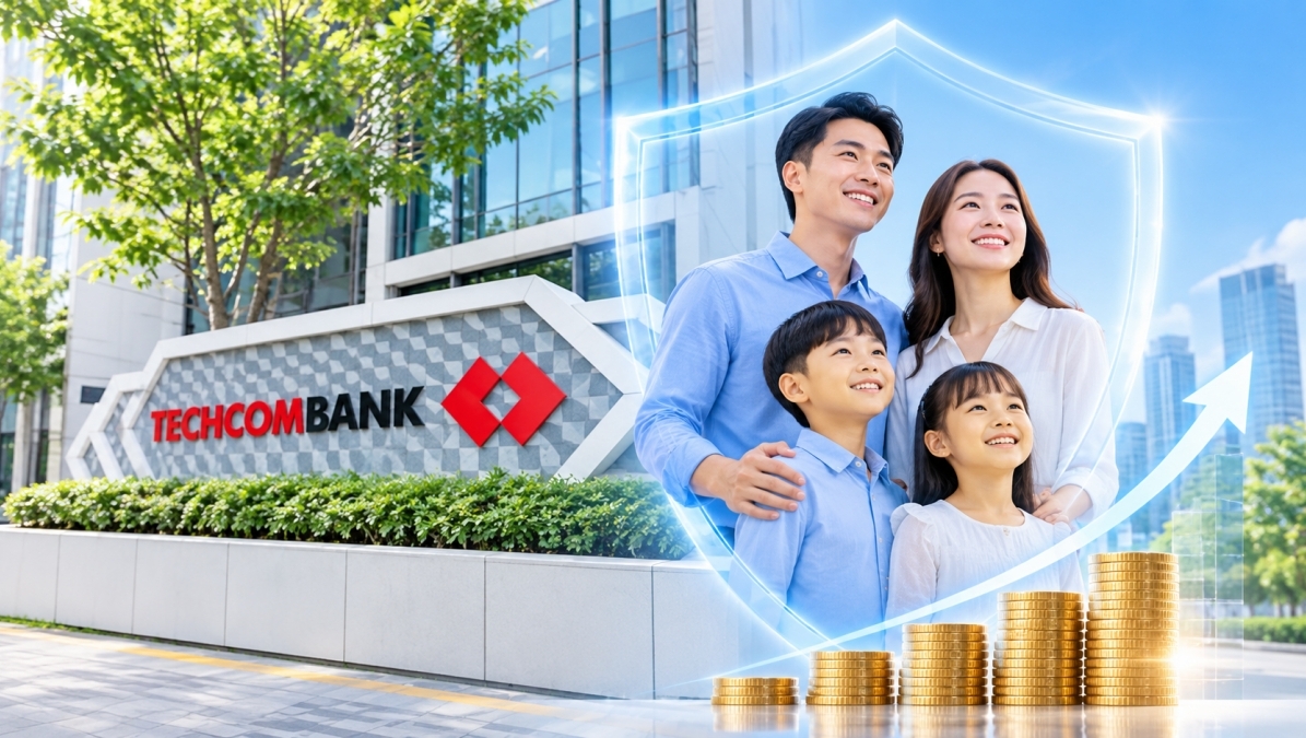 Techcombank thu gần 1.700 tỷ đồng lãi thuần từ bảo hiểm sau 9 tháng