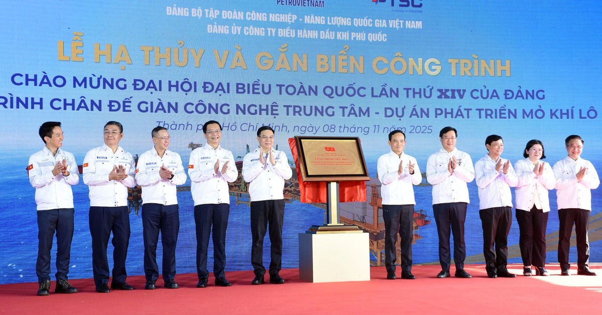 Petrovietnam tổ chức Lễ gắn biển công trình trọng điểm thuộc dự án mỏ khí