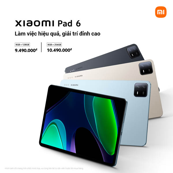 co may da nhiem xiaomi pad 6 chinh thuc ra mat ho tro nguoi dung lam viec hieu qua giai tri dinh cao