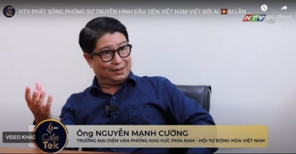 HTV9 phát sóng phóng sự do AI viết kịch bản