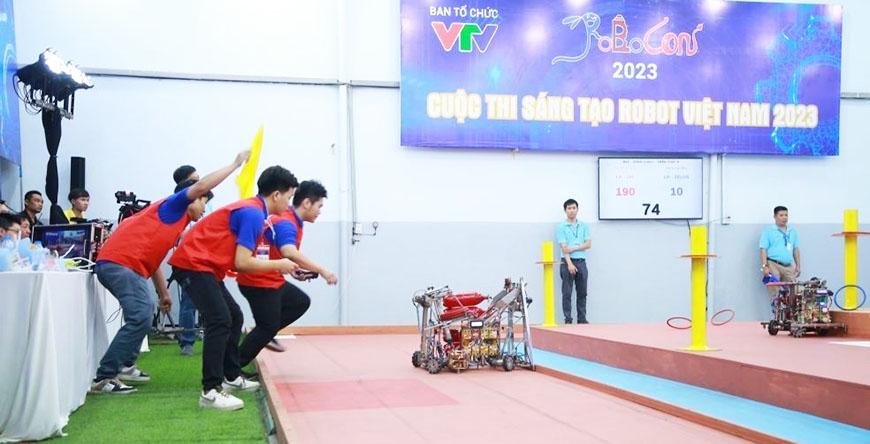 cuoc thi robocon viet nam 2023 soi noi kich tinh day hap dan vong loai khu vuc phia nam