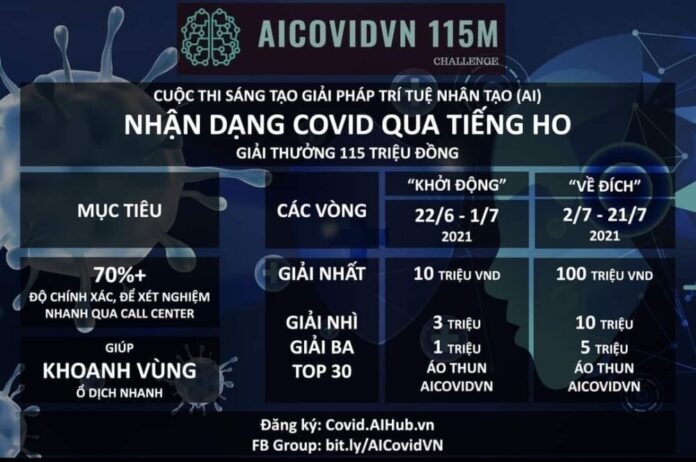 Cuộc thi sáng tạo giải pháp AI &#8211; nhận diện Covid-19 qua tiếng ho