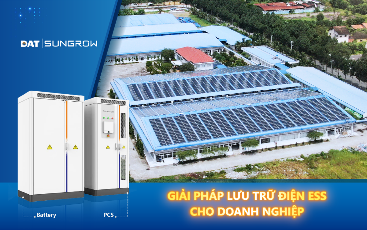 dat solar hop tac cung sungrow gioi thieu giai phap luu tru dien hybrid amp ess