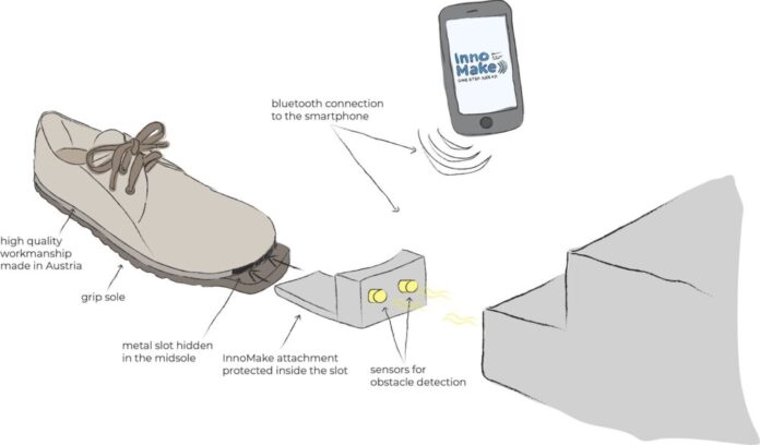 Giày tích hợp AI dành cho người khiếm thị