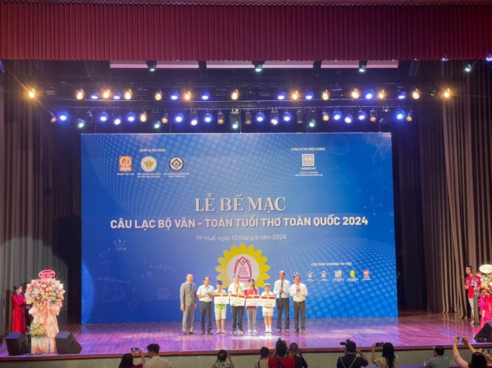 hoc sinh quan ba dinh ha noi gianh nhieu giai cao trong cuoc thi cau lac bo van toan tuoi tho toan quoc 2024