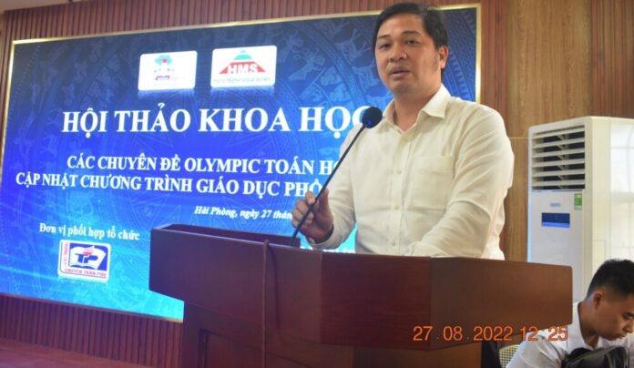 Hội thảo Khoa học Các chuyên đề Olympic Toán học cập nhật chương trình GDPT 2018 tổ chức tại Hải Phòng