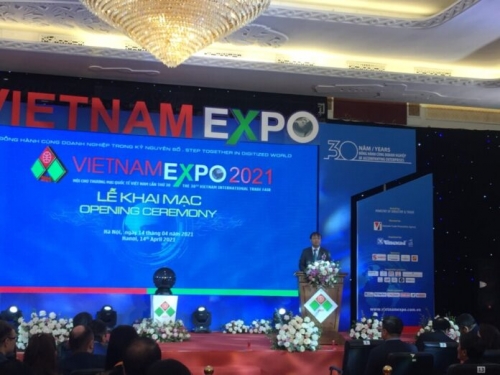 320 doanh nghiệp tham gia Hội chợ thương mại quốc tế Việt Nam Expo 2021